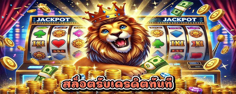 สล็อตรับเครดิตทันที