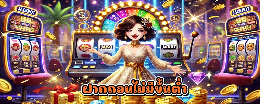 ฝากถอนไม่มีขั้นต่ำ